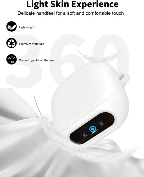 Hoes voor Soundcore Liberty 5 Pro, schokbestendig, krasbestendig, dun, zacht, vingerafdrukbestendig, volledige bescherming, compatibel met draadloos opladen, outdoor en dagelijks — afbeelding 2
