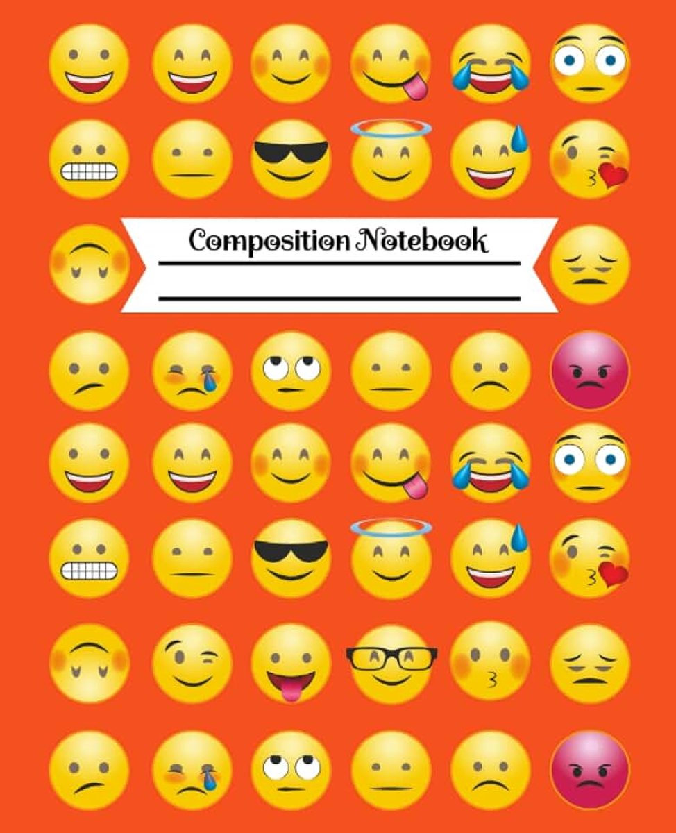 Perfect Size 7.5"x9.25" | Orange Notebook | 100pages