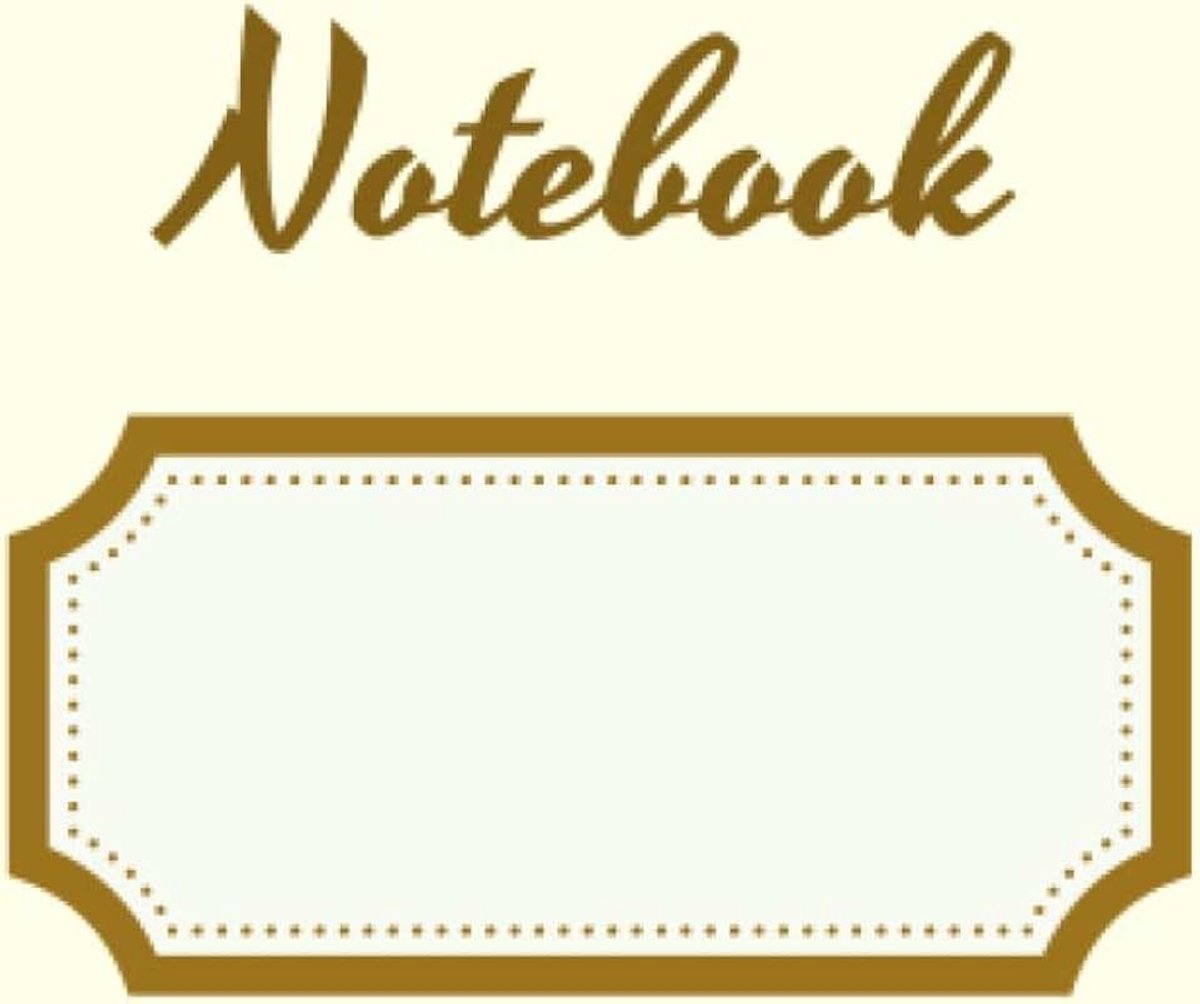 Design Beige Notebook