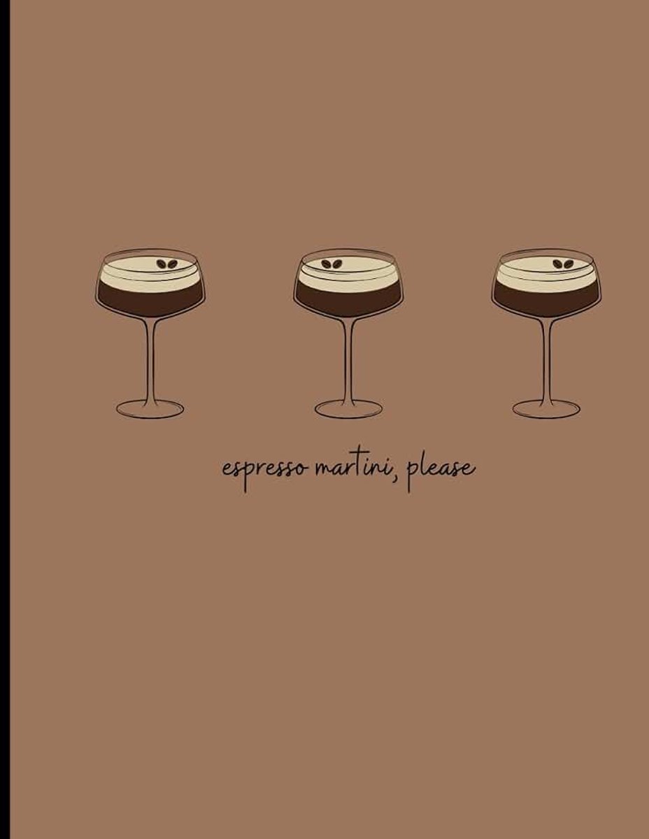 Espresso Martini Notebook