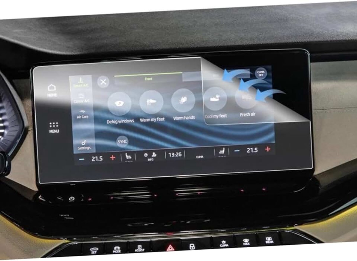 Auto Multimedia Radio Scherm TPU Beschermfolie Auto Interieur Anti-kras Film Fittings