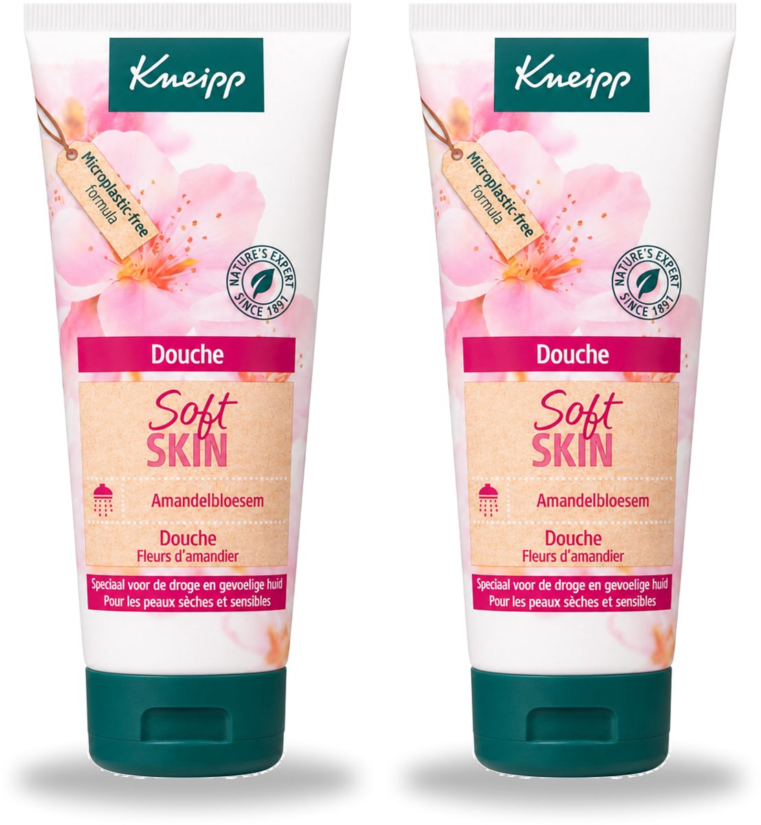 2 x Kneipp – Amandel – Douche – 75 ml - Voordeelverpakking - 2 stuks