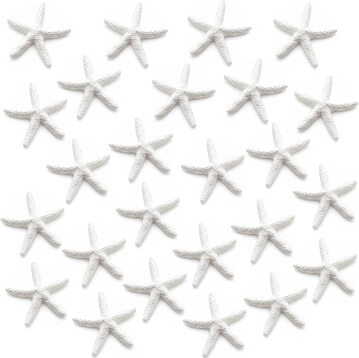 30 stuks zeesterren van hars (5,8 cm)