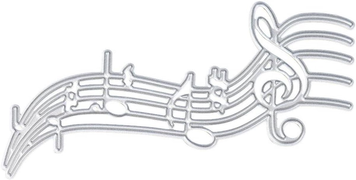 Note Cutting Dies, U-horizon DIY Scrapbooking Metal Embossing Stencil For Album Paper Card Art Craft