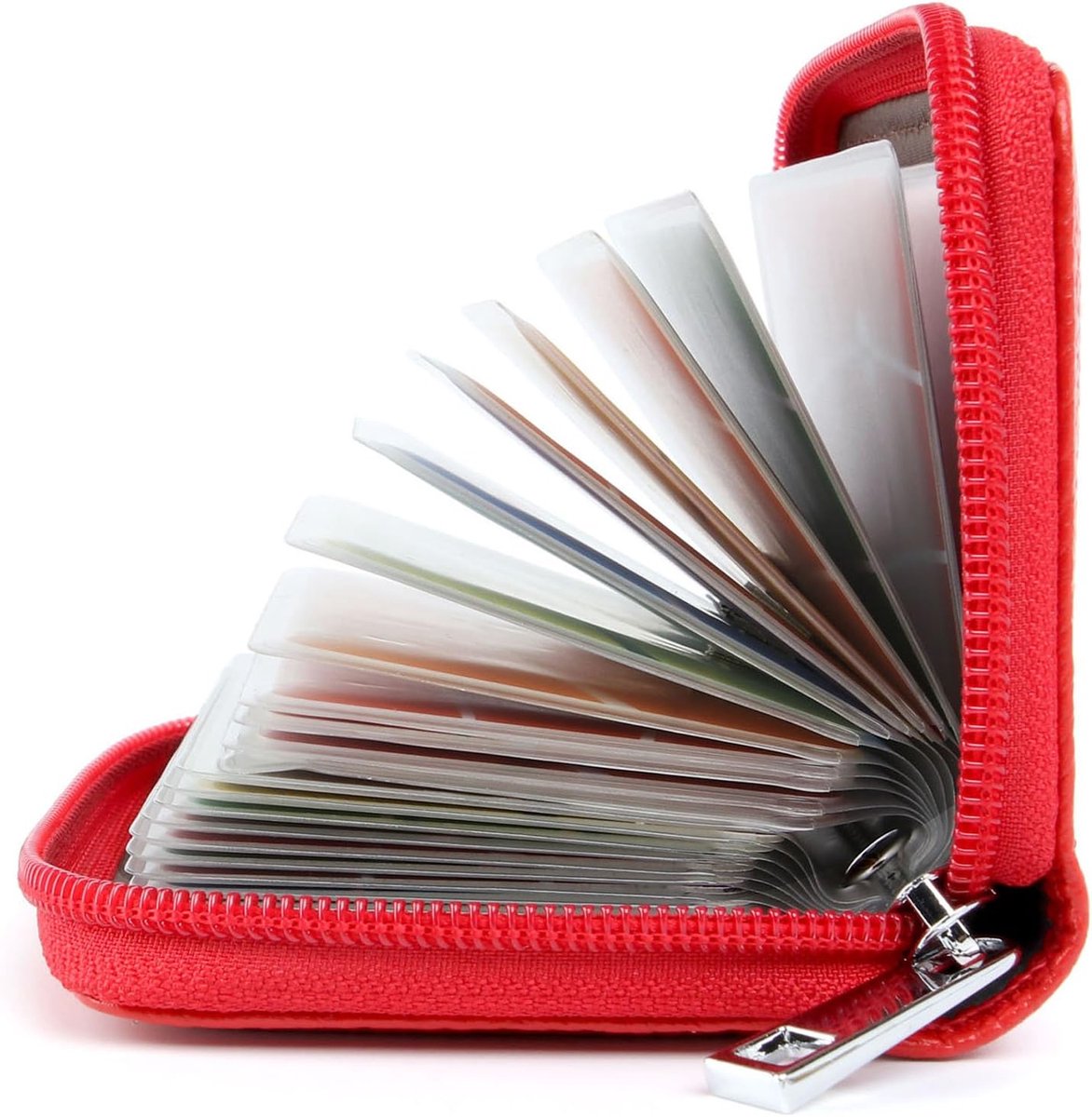 Kaartvakken voor dames, leer, creditcardhouder
