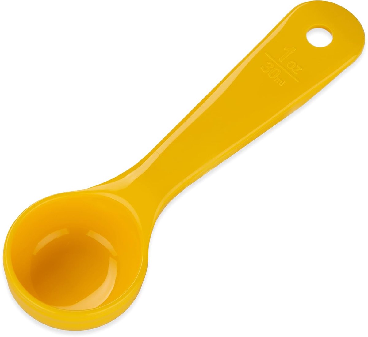 432406 Effen Lepel met korte greep, 1 oz, Geel, 1
