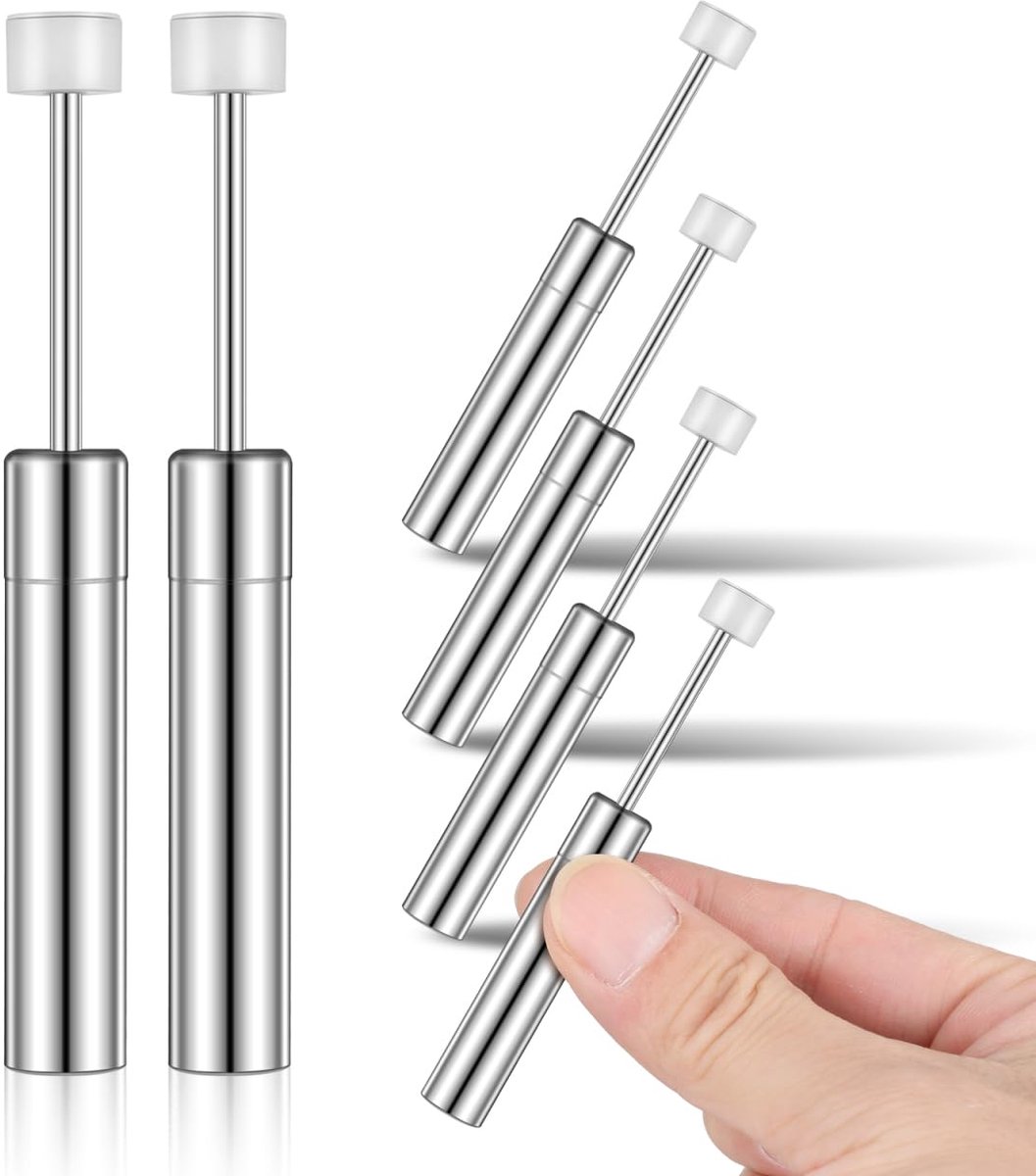 Demper Soft Close-mechanisme voor vuilnisemmerdeksel, 6 stuks, 55-59 N, stil softclosemechanisme, reservedemper voor keuken- en kantoorafvalemmer, duurzaam, universeel geschikt