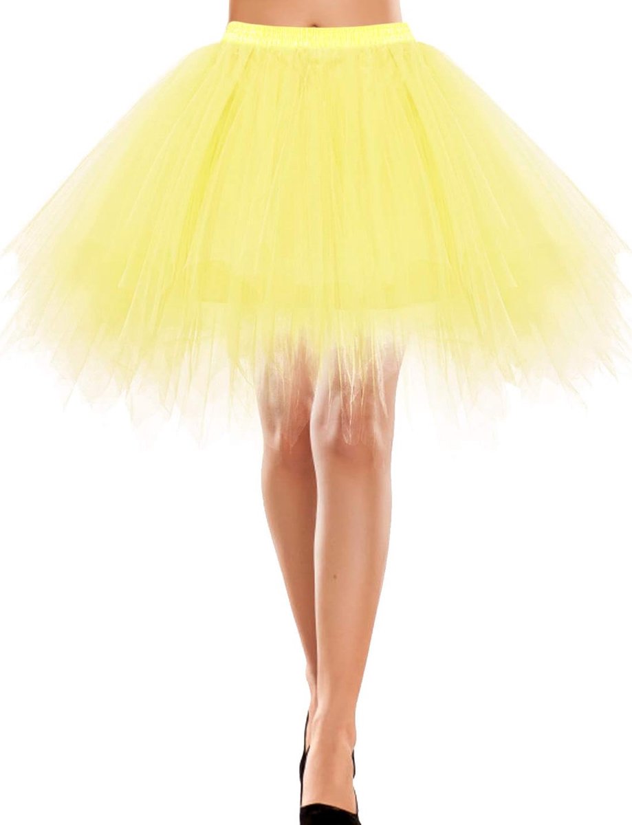 Vrouwen Tule Rok 50s Rockabilly Petticoat Tutu Onderrok Korte Ballet Dans Jurk Baljurk Ballet Avond Jurk Opportunity Accessoires