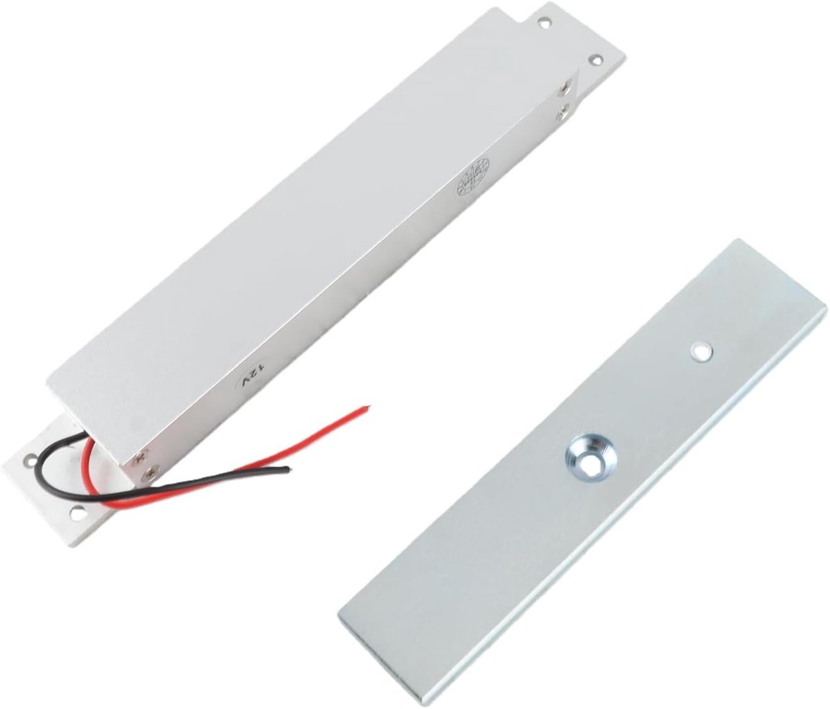 280kg / 600Lbs Elektrisch magnetisch slot Houdkracht Elektromagneetslot Veilige NC-modus, Waterdicht elektromagnetisch deurslot, geschikt voor deuren van hout/metaal/glas