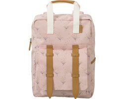 Fresk Grote Rugzak voor kinderen 5-7 jaar - 9,3 L - Schooltas Kind Meisjes - Verstelbare Schouderbanden - Waterafstotende Rugtas - Roze - Dandelion