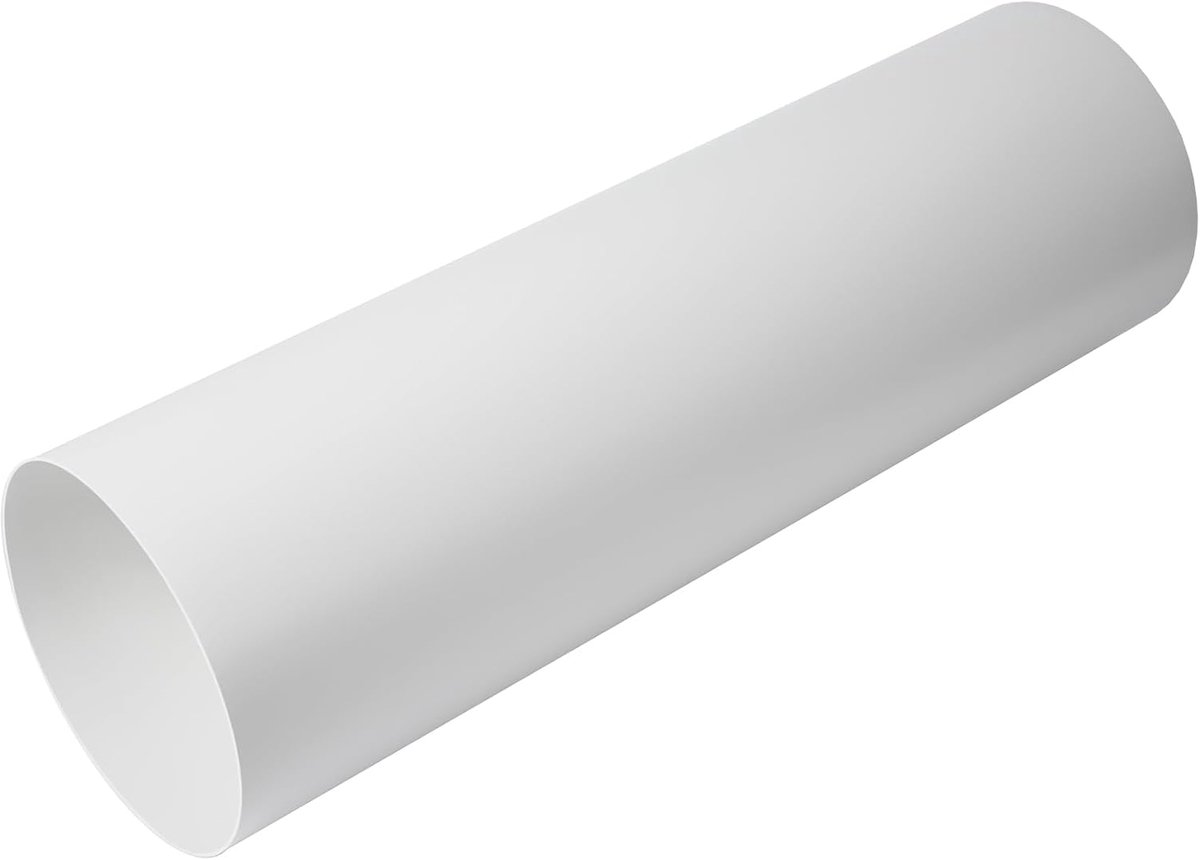 Systems Ø150 mm rond ventilatiebuis – 1m lang – voor kanaalaansluiting, afvoerkanaal of toevoerkanaal, verwarmings- en koelventilatiesysteem.