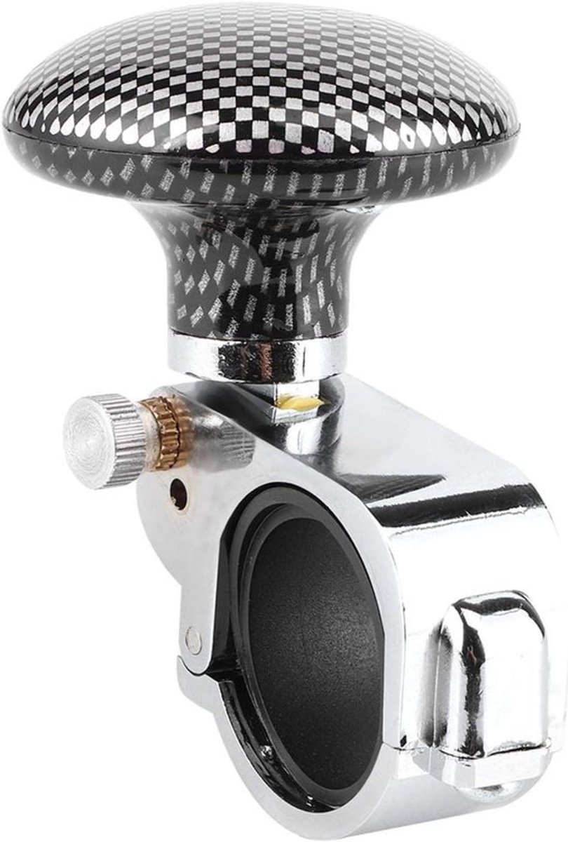 Universele stuurwielknop - Extra boost - Carbon Fiber stuurwielspinner - Betere controle en comfort tijdens het rijden