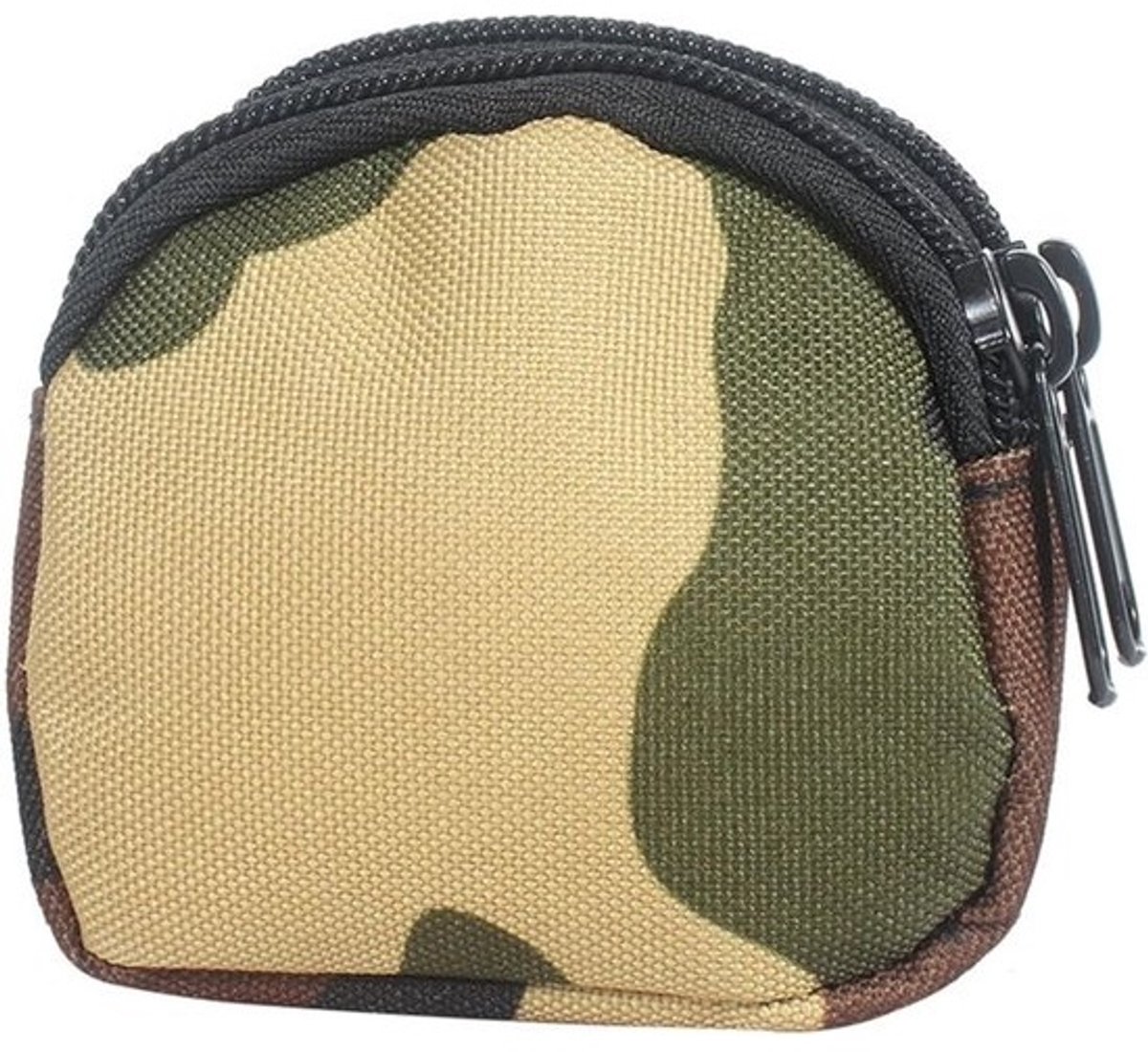 Compacte EDC-tas met ritsvak - multifunctionele organizer - sleutelhanger en muntenportemonnee - jungle-camouflage - mannen en outdoor activiteiten