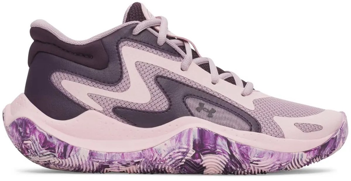 Under Armour Grade School Jet ´25 Junior Basketbalschoenen Paars EU 39 Kinderen