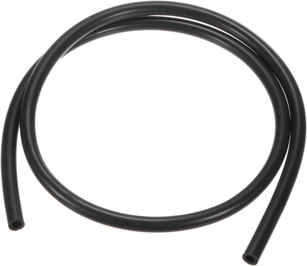 Siliconen slang, 1/4 "[6 mm] ID x 3/8 "[10 mm] OD flexibele siliconen rubberen buis, 3ft hoge temperatuur waterluchtslangpijp voor pomp/vloeistofoverdracht, brouwen/aquaponics [zwart]