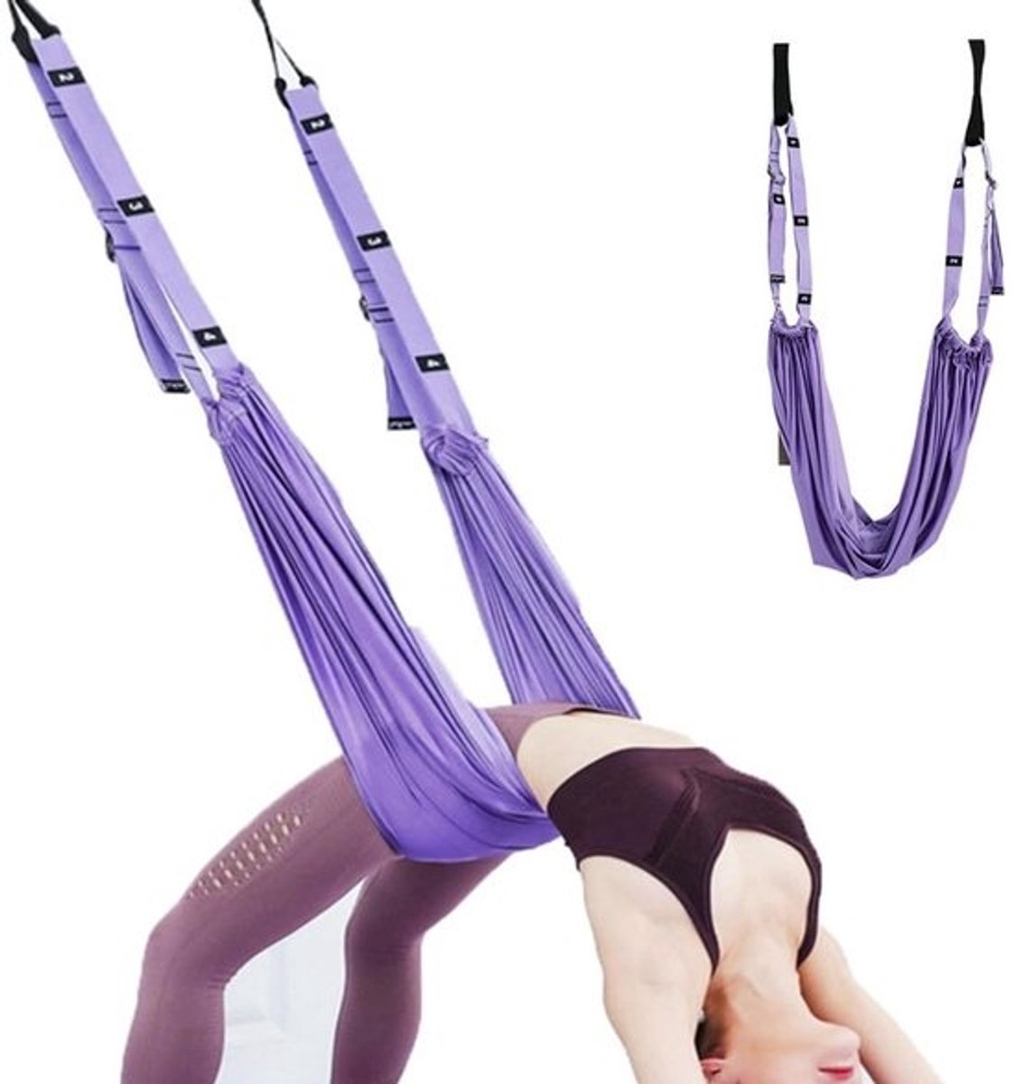 Dailygoods - Elastische band, zeer elastisch, voor yoga, fitness, krachttraining, gymnastiek, revalidatie, pilates, cheerleading, spagat