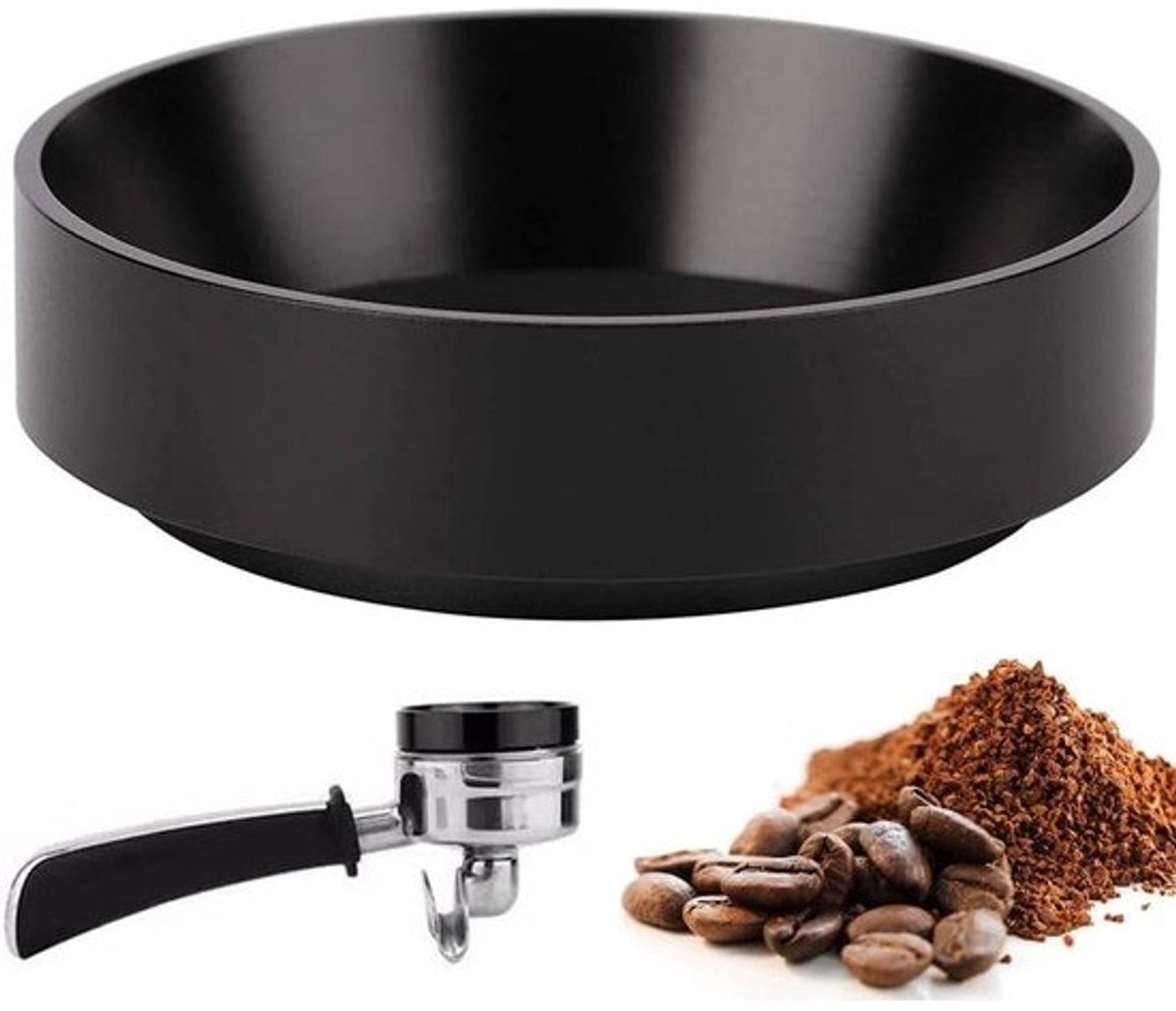 Magnetische Dosing Ring 53mm voor Koffie - RVS Dosing Funnel en Filterhouder Accessoires voor Koffiezetapparaat en Bereiding