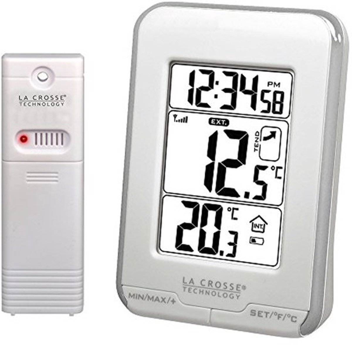 Temperatuurstation met Draadloze Overdracht - Weerstation voor Binnen en Buiten