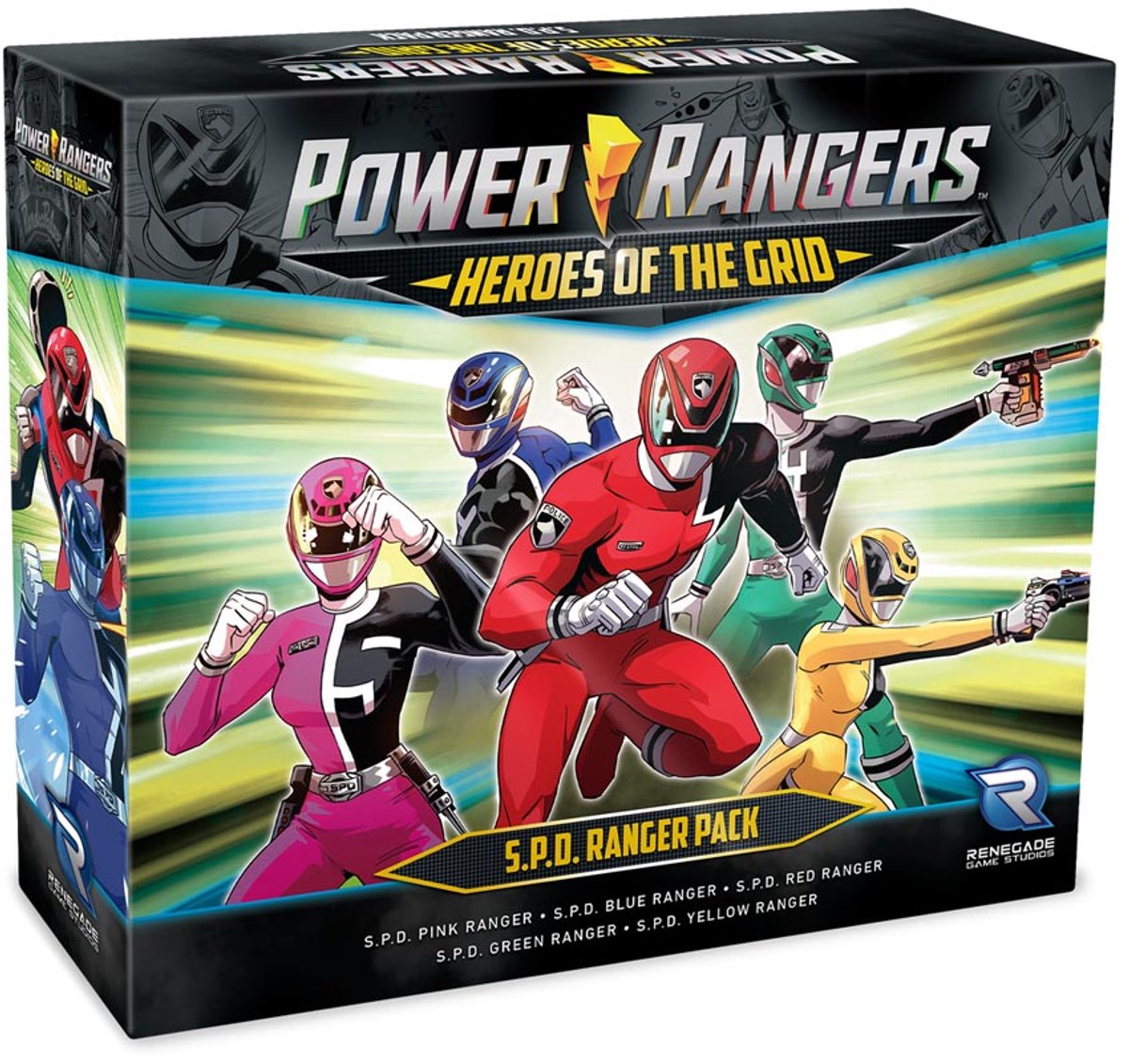 Power Rangers: Heroes of the Grid S.P.D. Ranger Pack - Bordspel uitbreiding - Engels