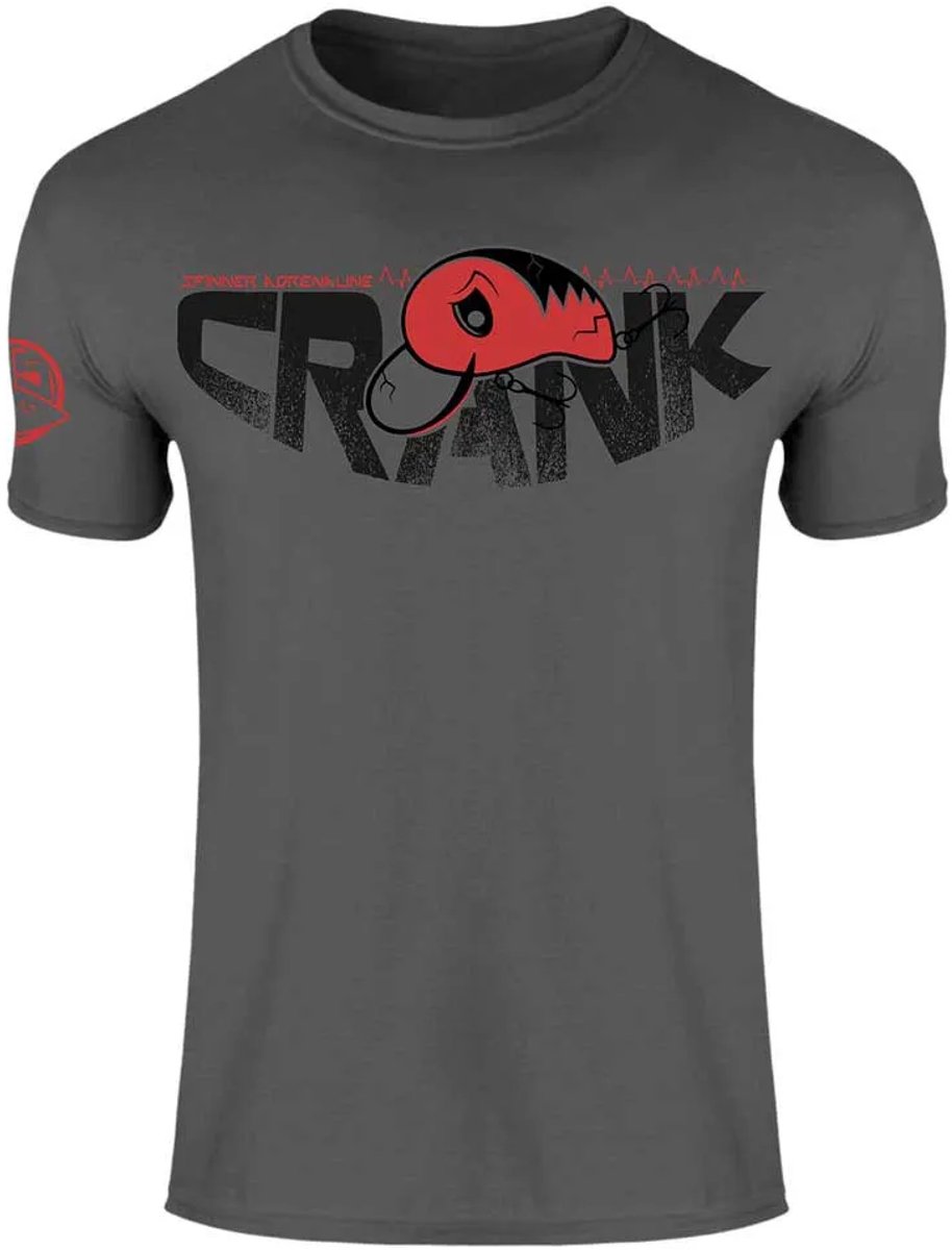 Hotspot Design Crank T-shirt Met Korte Mouwen Grijs M Man