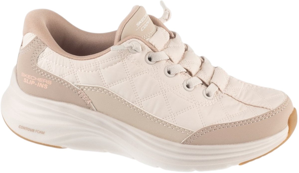 Skechers Slip-ins Contour Foam - Cozy Fit, voor meisje, Beige, Sneakers, maat: 27