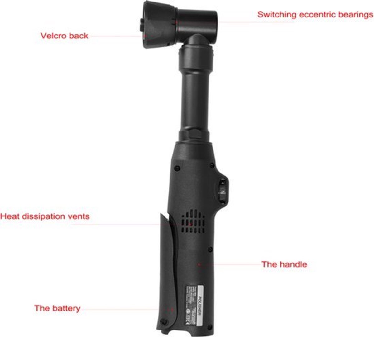 Draagbare Autopolijstmachine Enige Uitvoering - Elektrisch - 2.0 Kg - Handheld - Oplaadbaar - Voor Auto Onderhoud