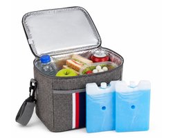 Eurocatch Koeltas 25x18x20 cm - Inclusief 2 Coolpacks - Geïsoleerde Coolbag - 600D Oxford