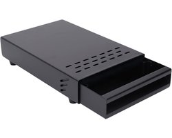 Roestvrijstalen koffieschraper met verwijderbare rubberen houder en antislip basis voor koffieafval en -poeder