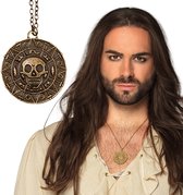Boland - Ketting Piratenamulet - Volwassenen - Unisex - Piraat - Piraten