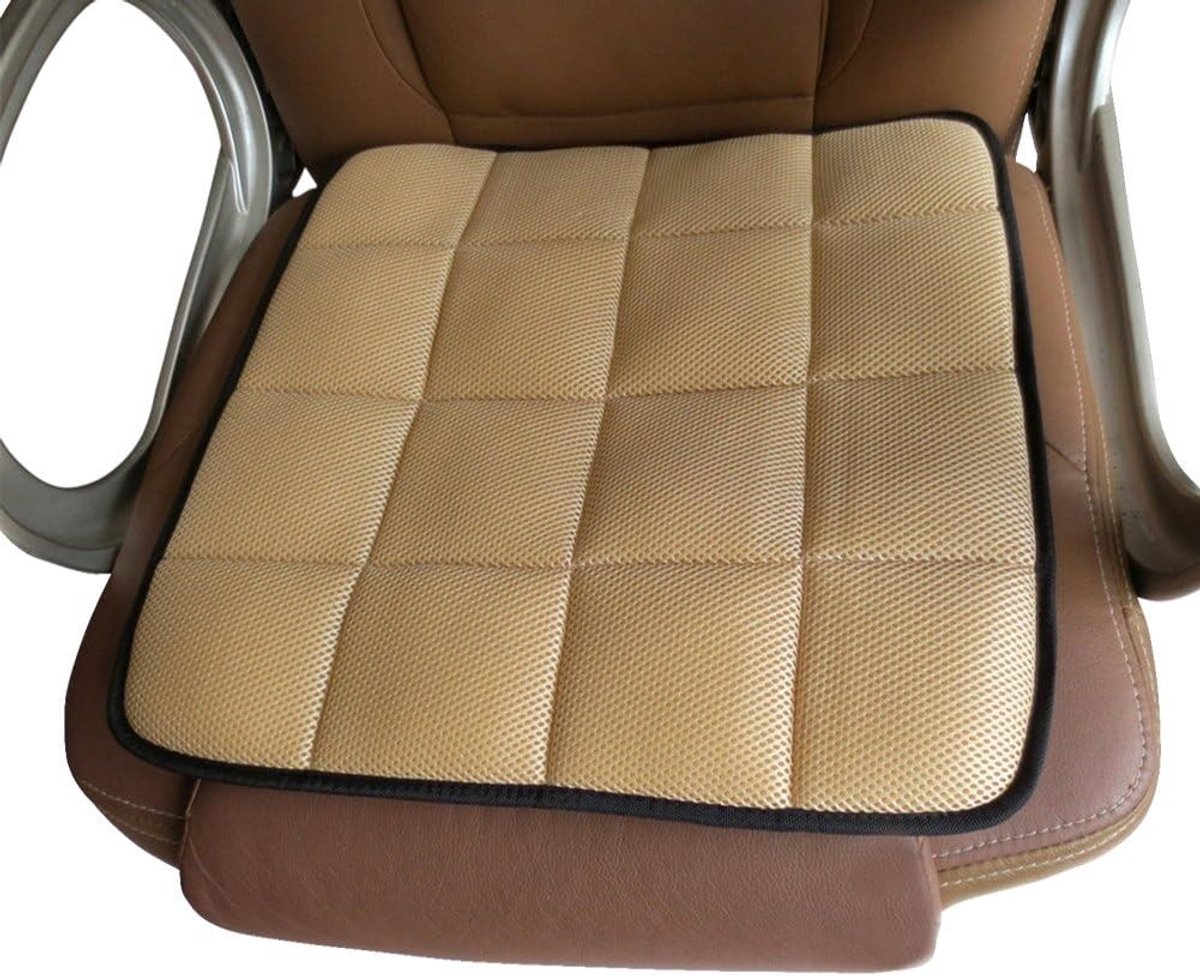Natuurlijke Bamboe Houtskool Kussen voor Bureaustoel en Auto - Antislip en Comfortabel Zwart Kussen