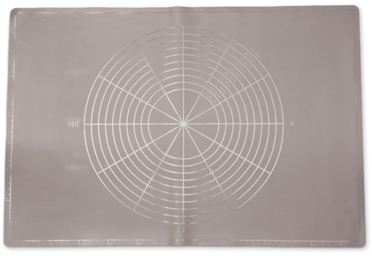 Siliconen deegroller 62×42 cm Taupe Collection