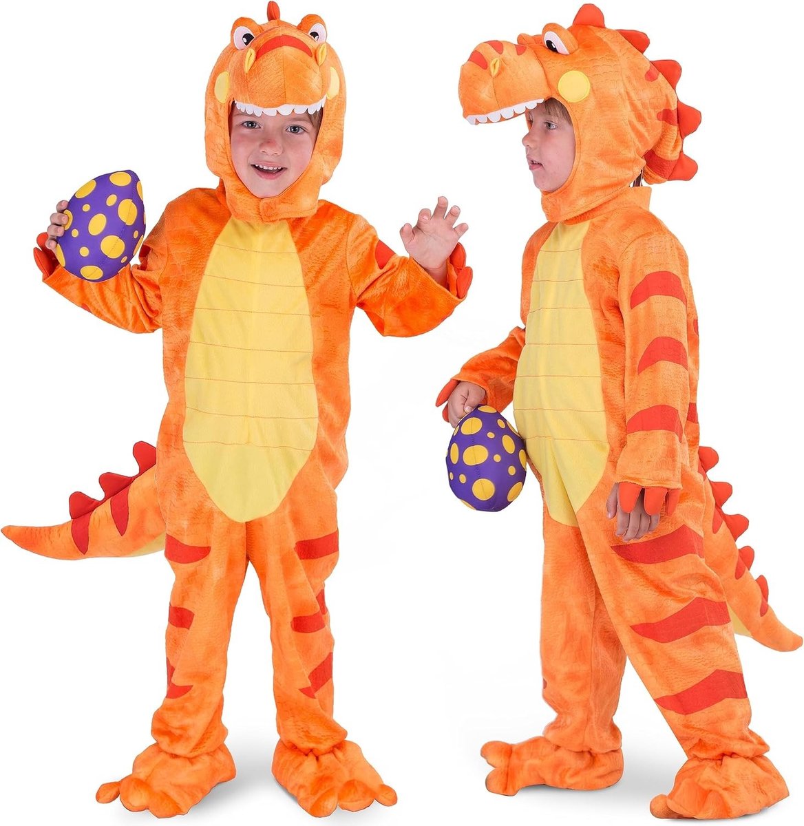 T-Rex Deluxe Dinosauruskostuum voor Kinderen - Halloween, Verkleedfeest, Rollenspel, Cosplay (Peuter)