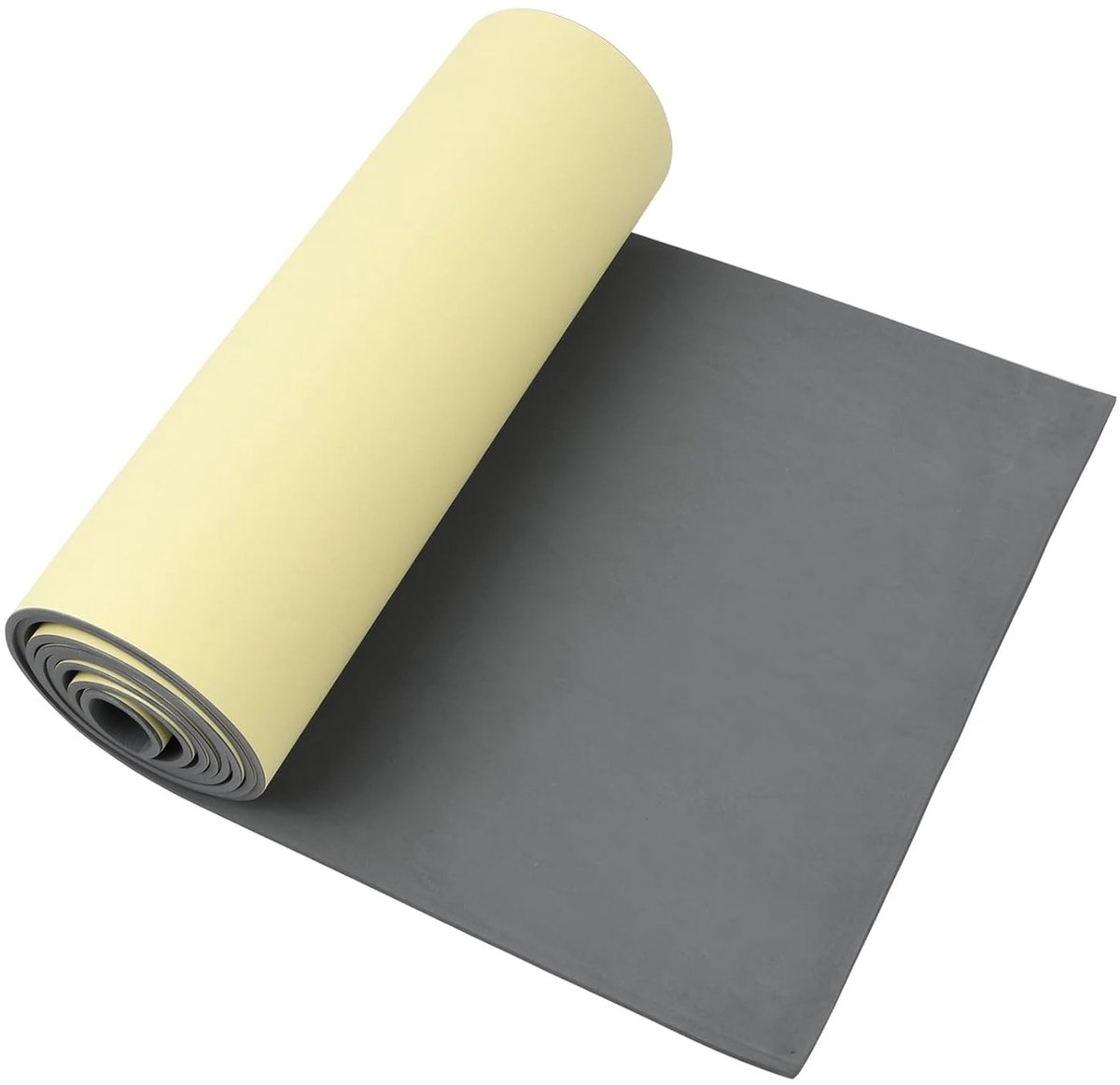 Dikke Zelfklevende Schuimrol 3 mm - 200 x 30 cm Schuimvellen voor Creatief Gebruik, Meubelbescherming en Cosplay (Grijs)