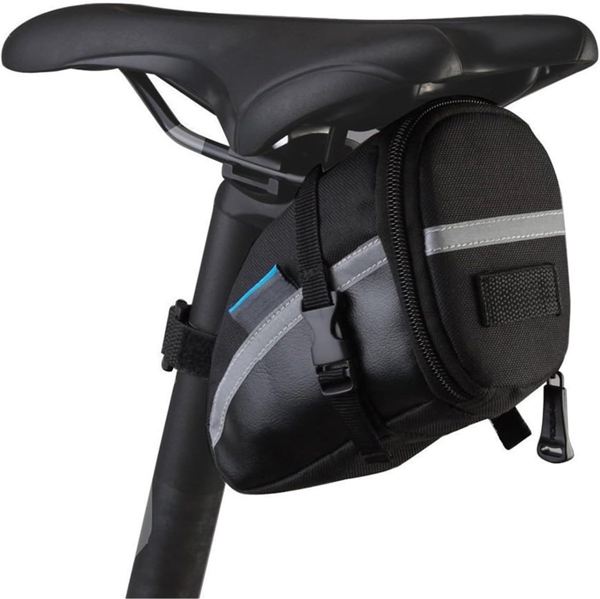 Fietszak voor onder het zadel, waterdichte frame tas, ideaal voor mountainbikes en racefietsen, ruime opslag en eenvoudig te bevestigen
