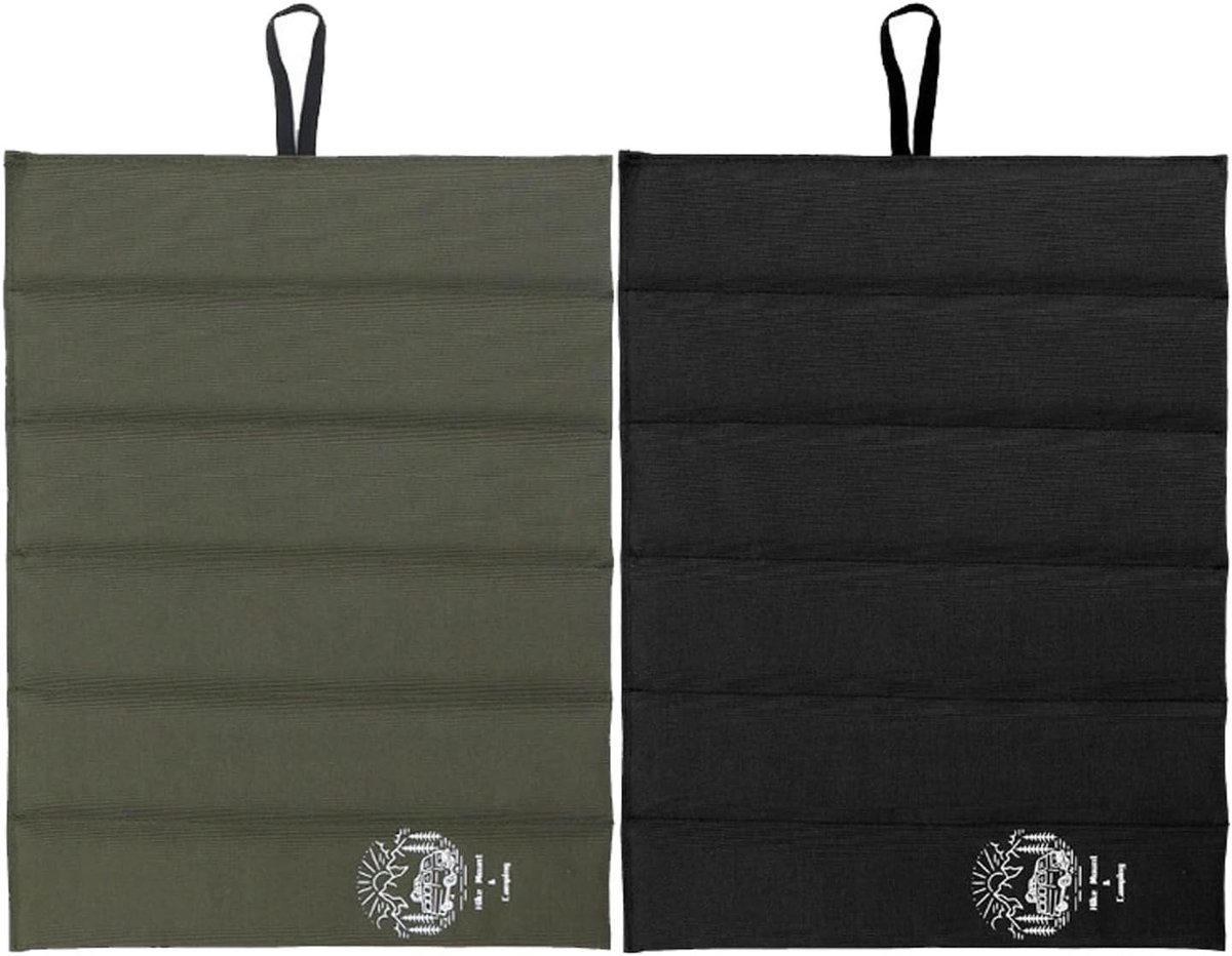 Draagbaar Waterdicht Zitkussen 42 x 32 cm voor Buiten - Opvouwbaar Oxford Kussen voor Picknick, Camping en Reizen voor Kinderen en Volwassenen