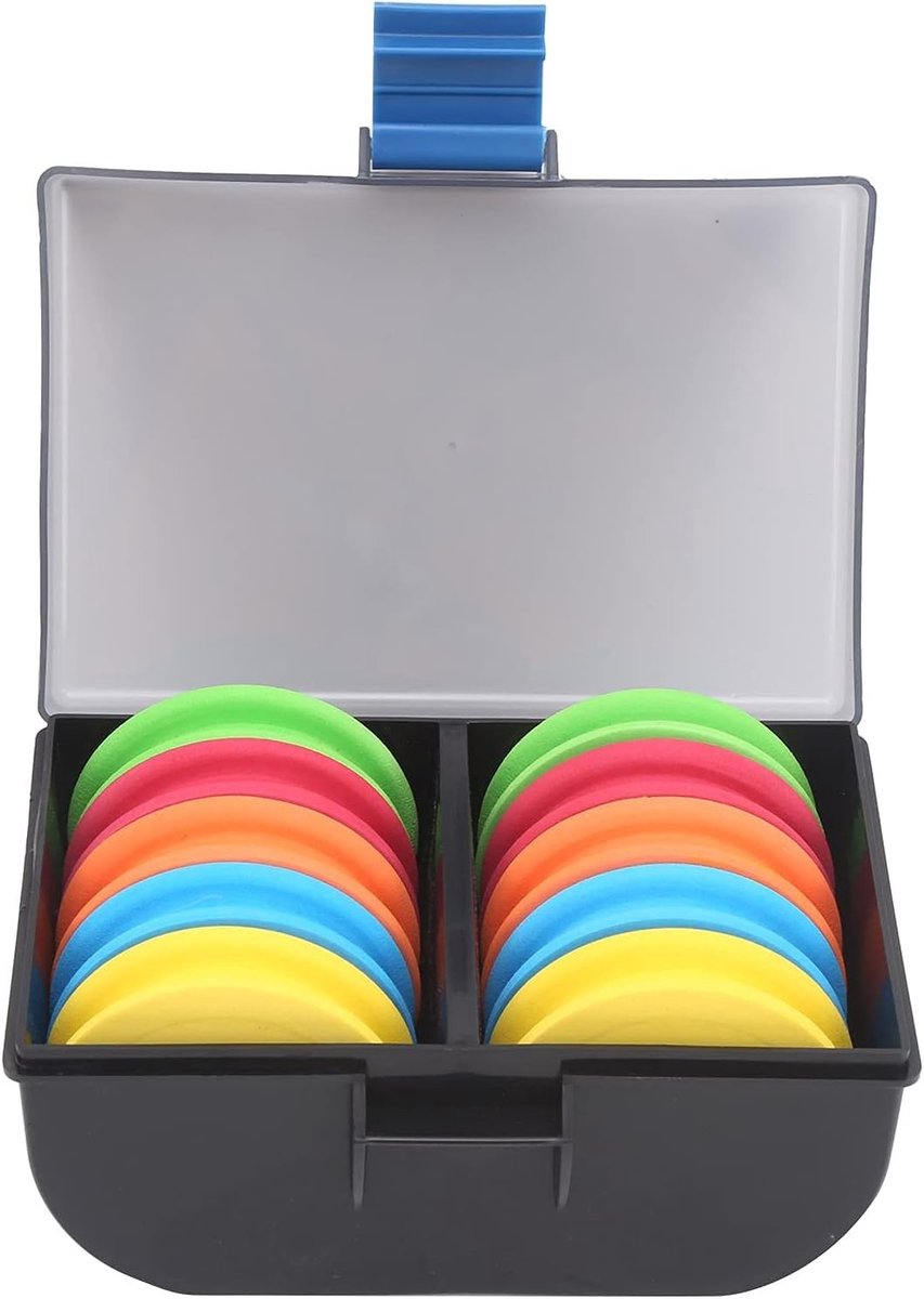 Ronde Rewinders voor Vissers - 10 Stuks EVA Schuim Winding Bord Gereedschap voor Visspullen en Accessoires