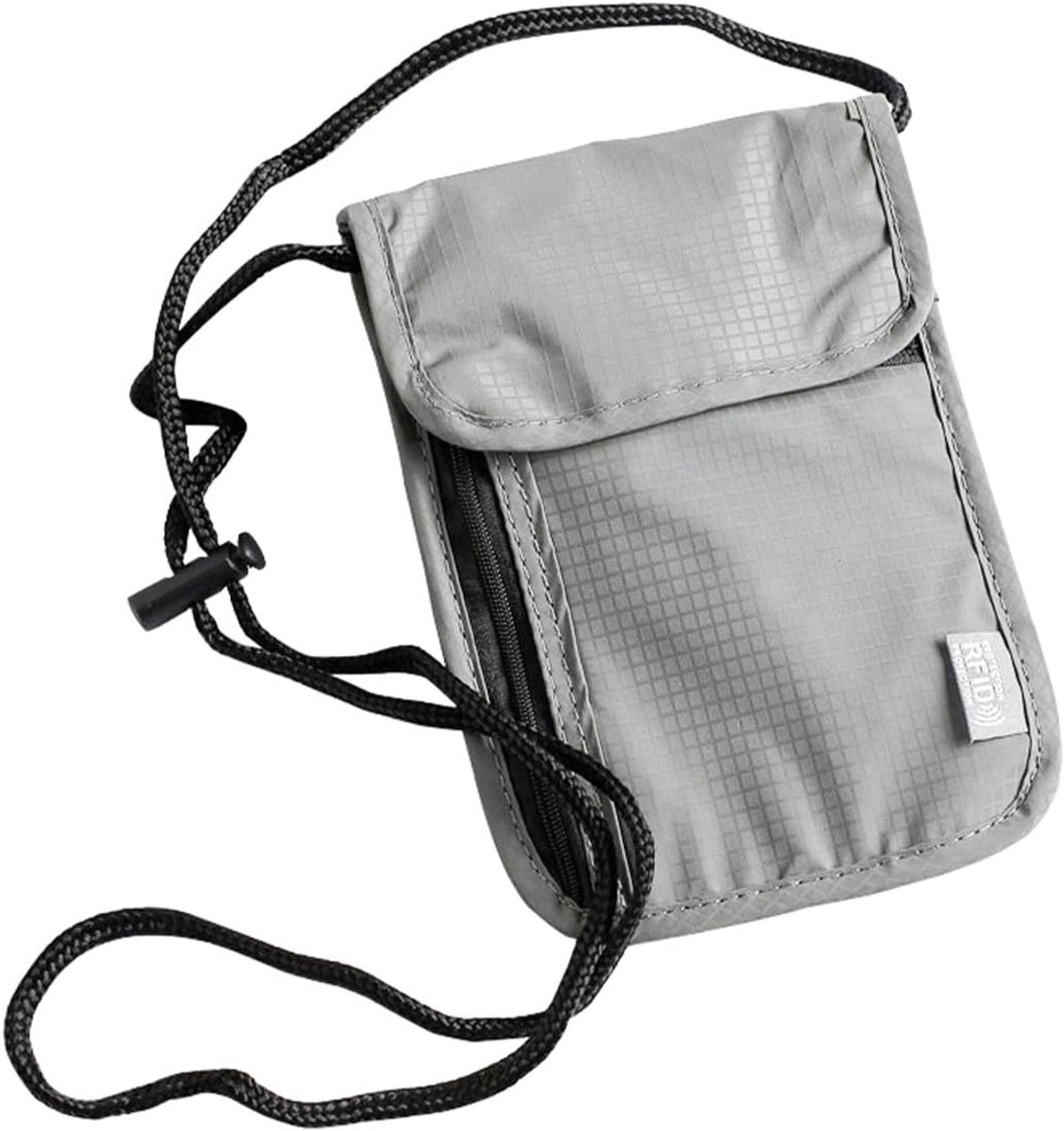 Anti-Diefstal Paspoort Tas voor Smartphone en Reisdocumenten - Ideaal voor Reizen en Avonturen, Zwart