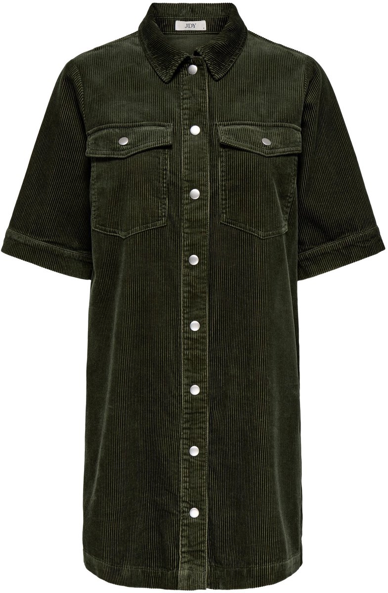 JDY - JDYSHIRAZ S/S BUTTON DRESS PNT - Dames - Mini jurken