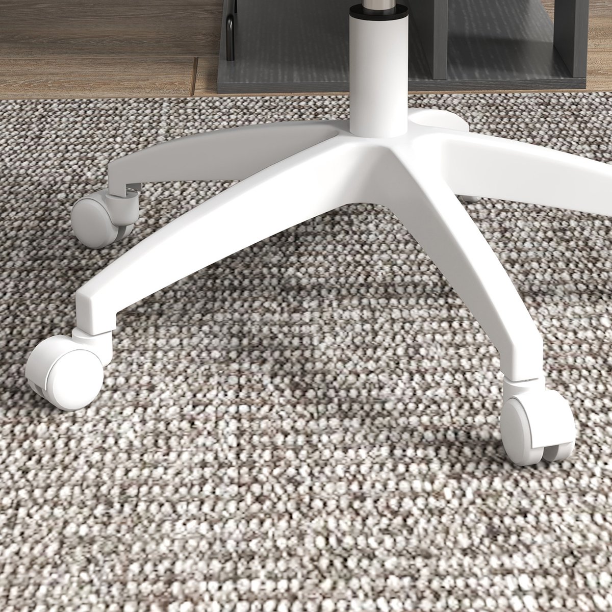 Vinsetto bureaustoel - hoogteverstelbaar - met bekleding - afbeelding 3