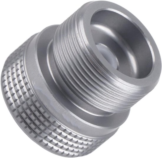 Propaan tank adapter - 1L MAPP gas tank converter - aluminiumlegering - voor campingkachel - ServiceTopper — afbeelding 2