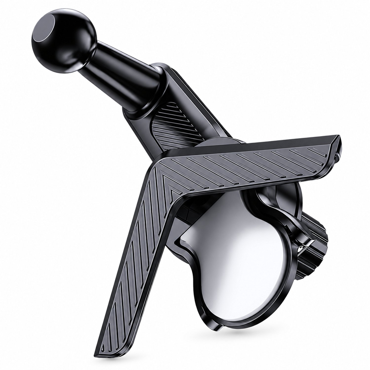 Verlengstang voor displayhouder met kogelkop van 17 mm zwart los accessoire