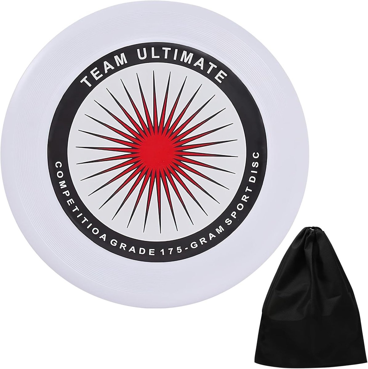 Ultimate Frisbee voor Buiten, Professionele Frisbee 175g, Rotatable Frisbee voor Competitie en Spelers, Inclusief Opbergtas