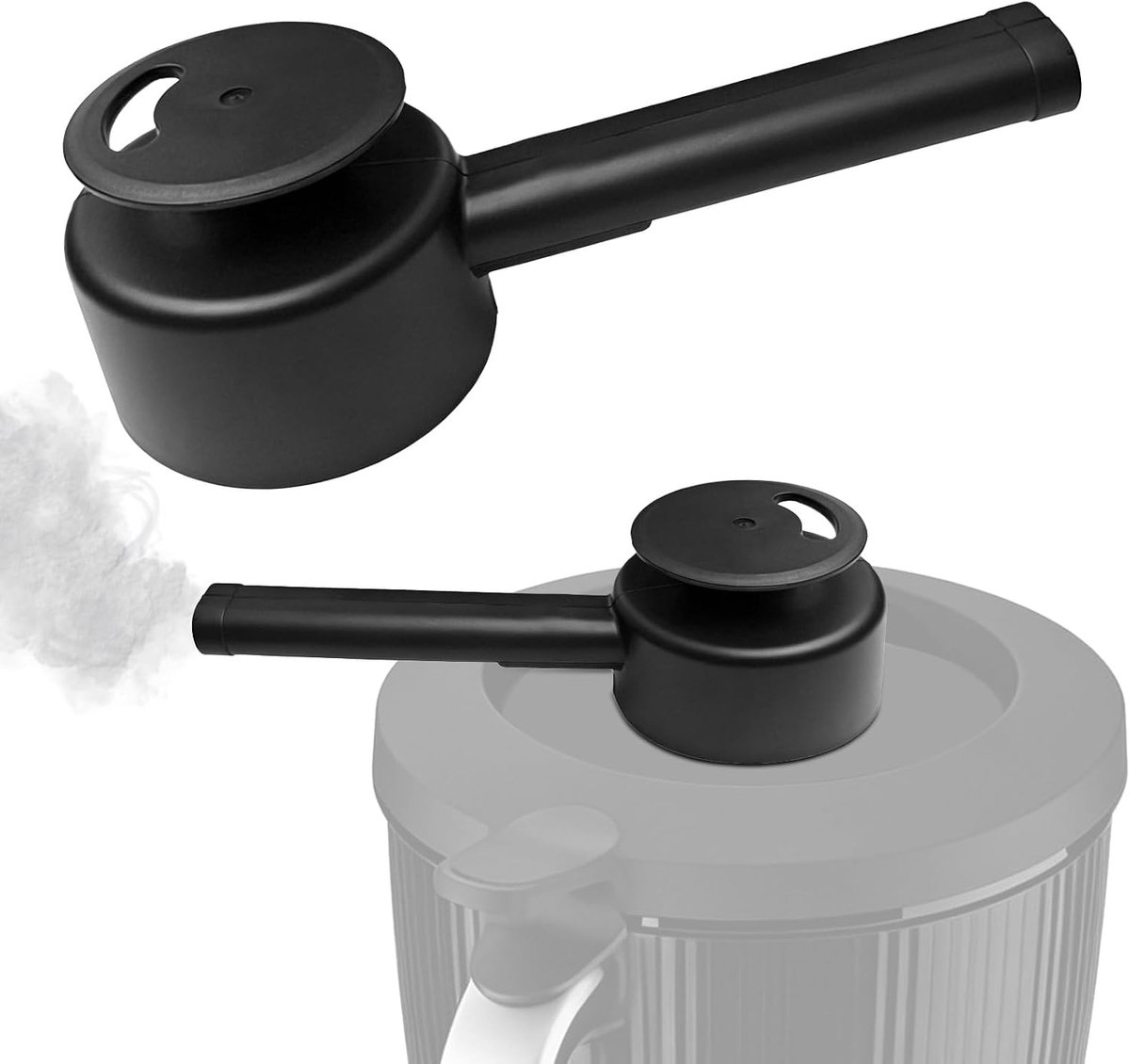 compatibel met Thermomix TM7, stoomleiding, accessoires met beschermde overloopbeveiliging, 360° draaibare stoomhaard ter bescherming van kasten en muren, accessoires voor TM7