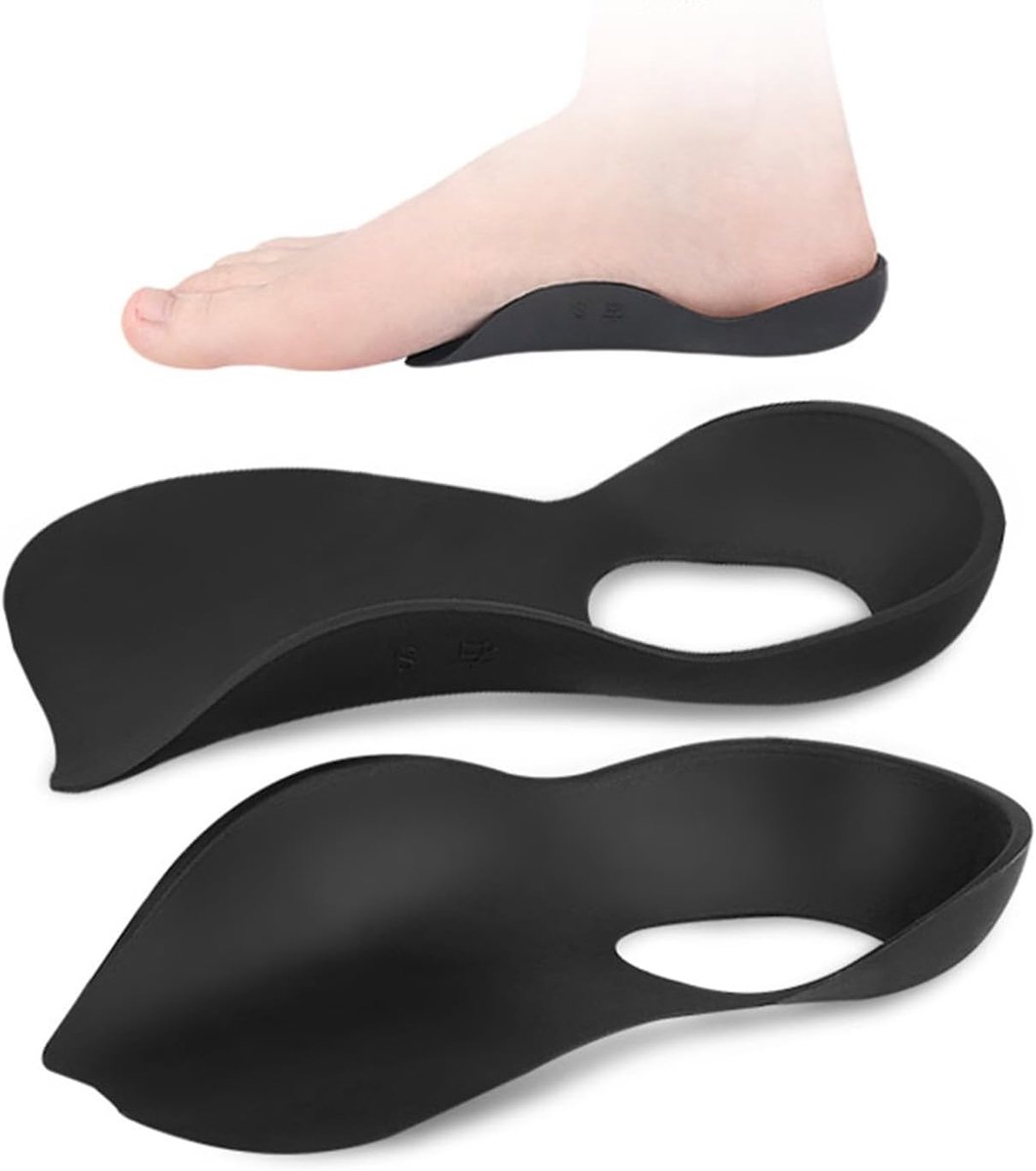 3/4 Orthesen Inlegzolen voor Schoenen Hoge Voetboogsteunen Inlegzolen voor Schoenen Orthesen Verlichten Platvoeten Overpronatie Voetpijn Plantaire Fasciitis Inlegzolen