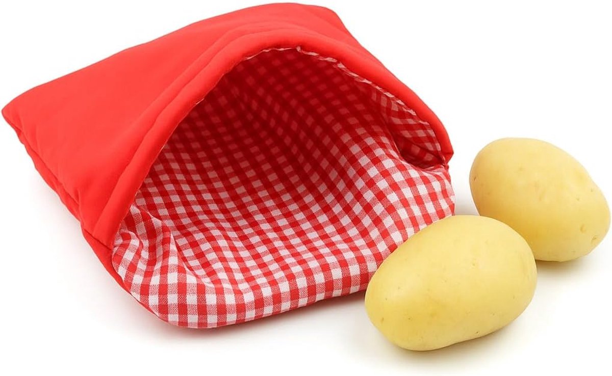 26 × 20 cm, snel koken in 3-5 minuten, voor gekookte aardappelen, puree, knoedels, herbruikbaar, van binnen geïsoleerd, snel koken zonder oven