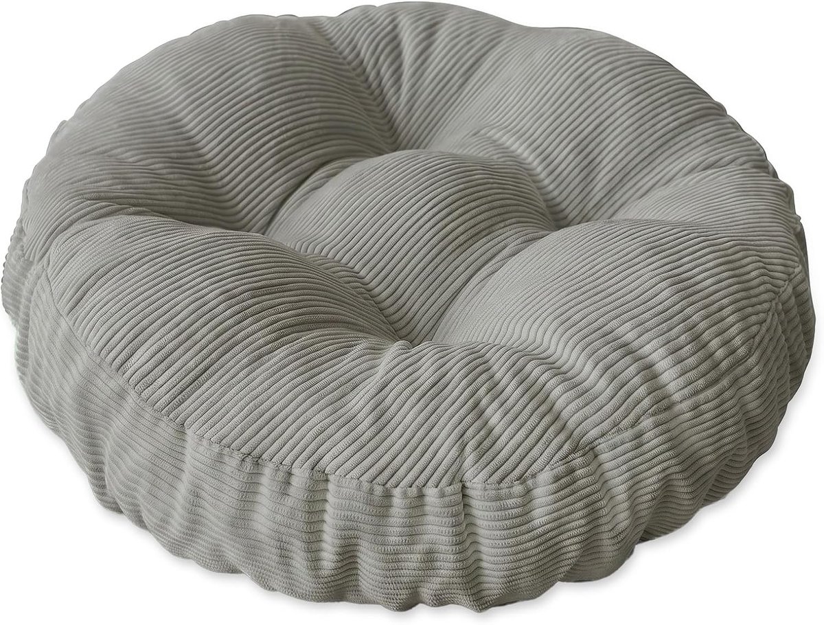 Zitkussen - antislip wasbaar - 10 cm dik corduroy zitkussen