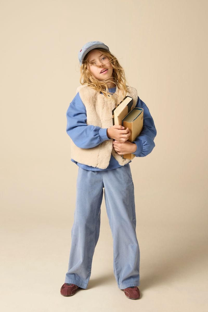 Sissy-Boy - Blauwe corduroy broek