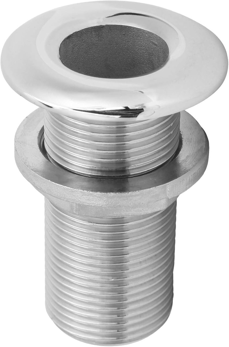 Thru Romp Fitting Connector 316 Roestvrij staal Water Afvoer Universele Sanitair Klep Montage voor Boten, Jachten, Marine