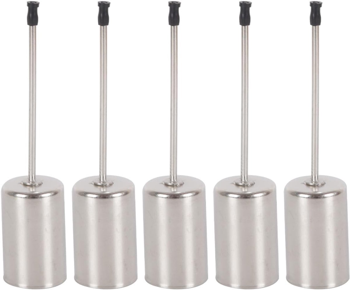 Verpakking van 6 kegelvormige kaarsenhouders, zilver, 2,5 x 11 cm, adventskranskaarshouder met dop en pincet voor kegelvormige kaarsen, kerstversiering