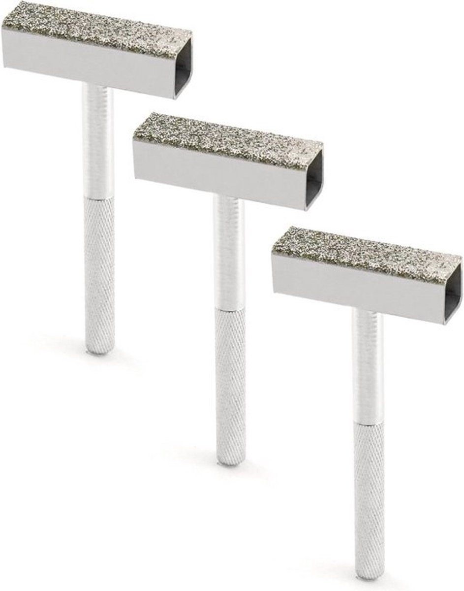 3 Stuks Slijpsteen Dressoir - Diamant Slijpschijf voor Ontbraamschijven 45 x 10 mm